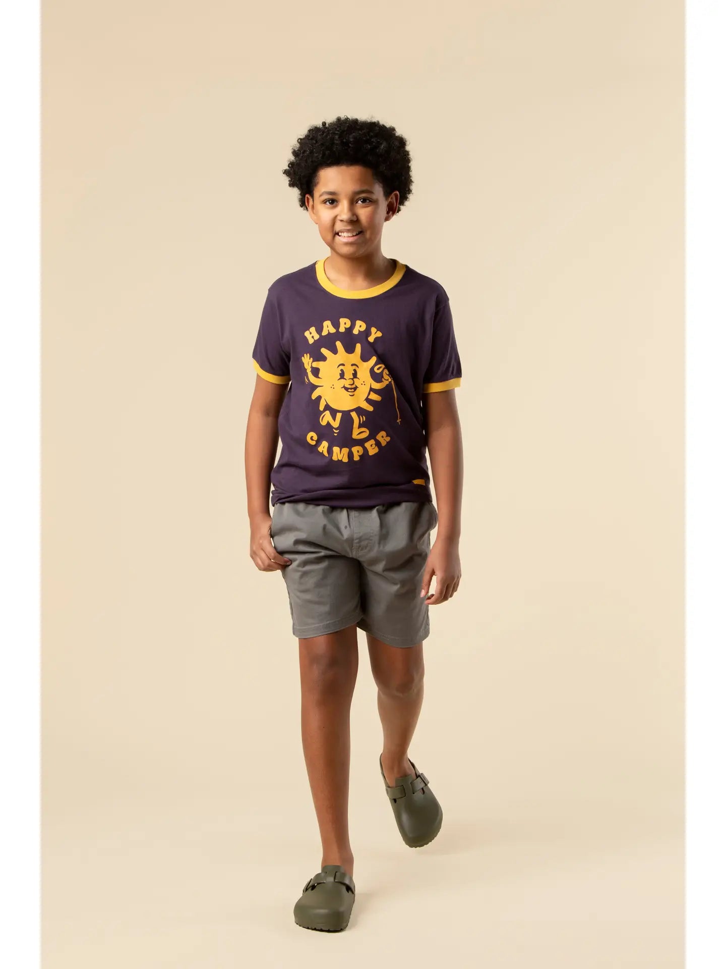 HAPPY CAMPER youth ringer tee