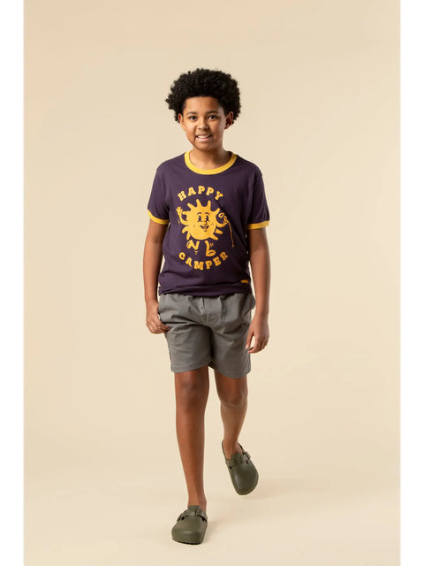 HAPPY CAMPER youth ringer tee