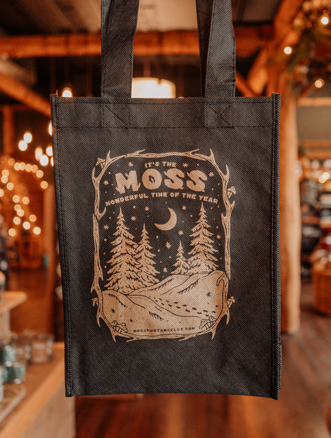 MOSS WONDERFUL TIME OF THE YEAR reusable bags