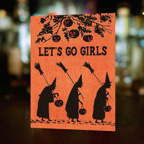 LET'S GO GIRLS card