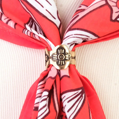 GLADYS brass bandana ring