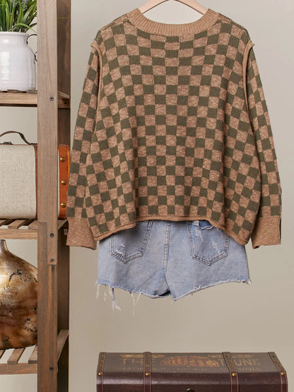 CHECKERS & CHAI knit sweater