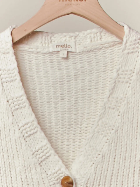 SUNNY DAYS embroidered cardigan