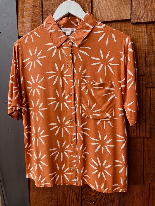 SANDY CHEEKS woven shirt