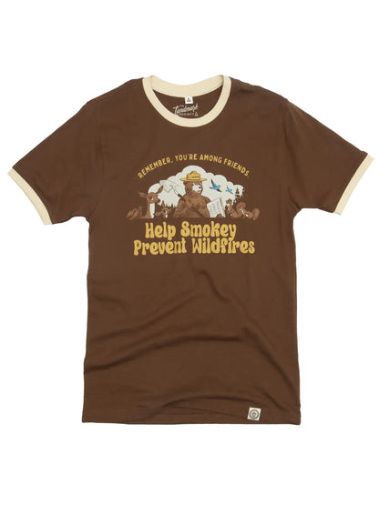 SMOKEY AMONG FRIENDS ringer tee