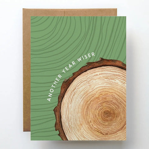ANOTHER YEAR WISER card