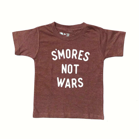 S'MORES NOT WARS kids tee