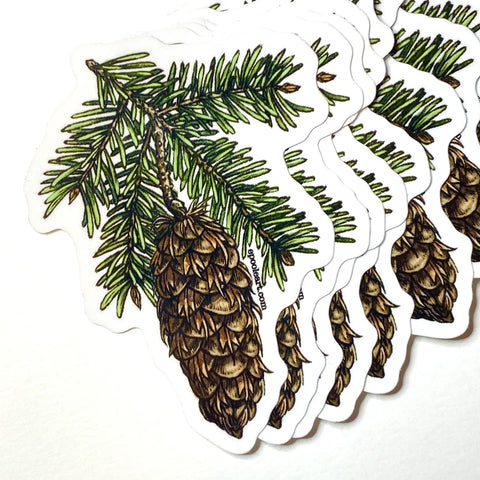 DOUGLAS-FIR vinyl sticker