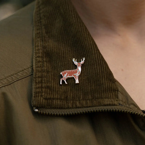 DEER enamel pin
