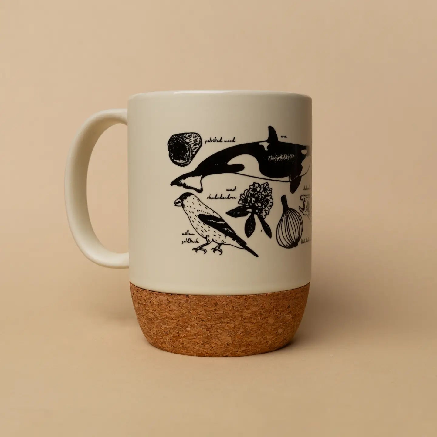 WA STATE SYMBOLS cork mug