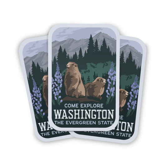 WA MARMOT sticker