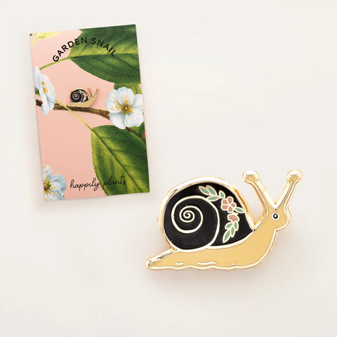 SNAIL enamel pin