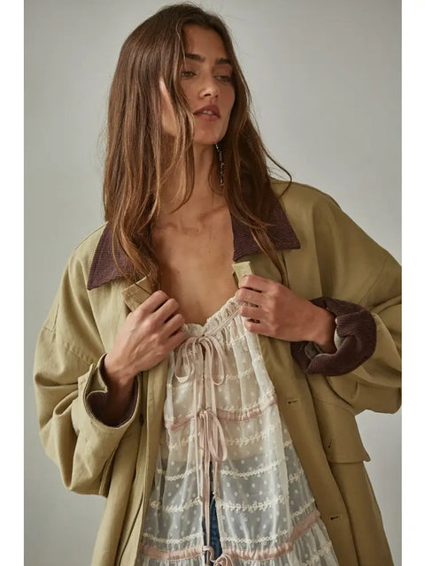 FERN HOLLOW corduroy utility jacket