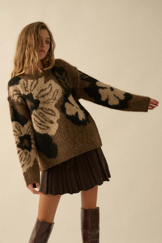 COTTAGE BOUND fuzzy sweater