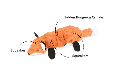 FOREST THE FOX dog toy