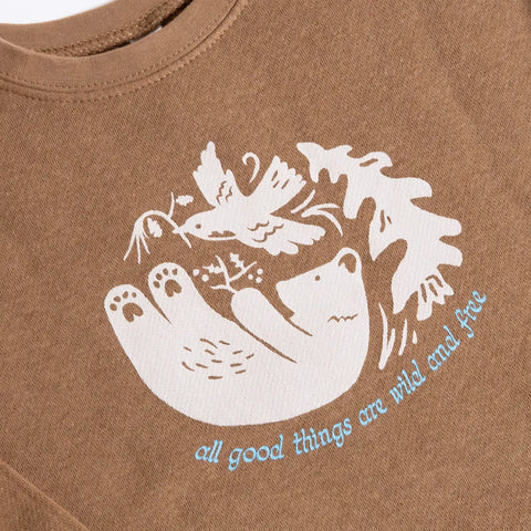 WILD AND FREE kids sweatshirt