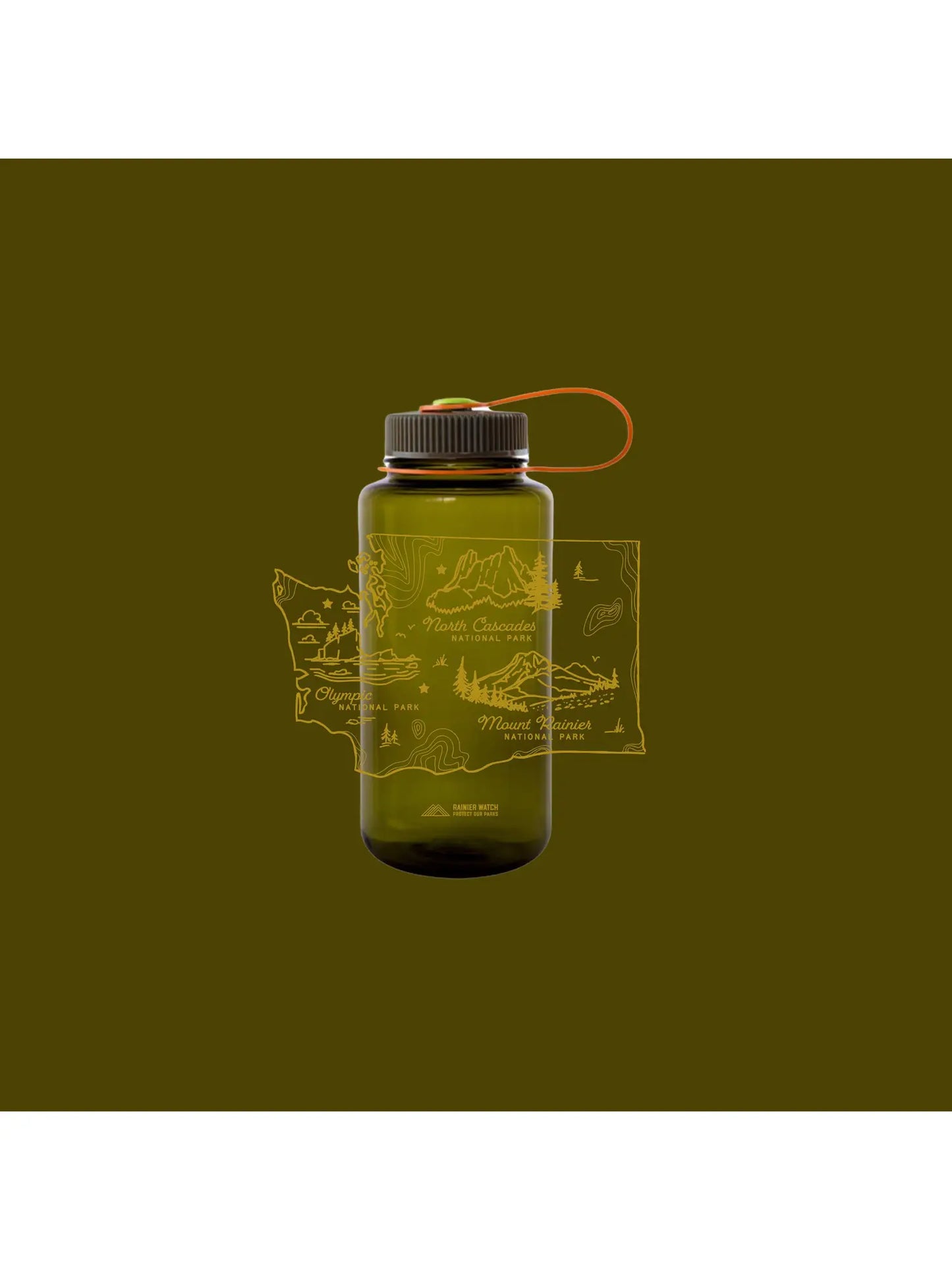 WASHINGTON NATIONAL PARKS water bottle