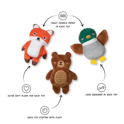 BOAT-LOADS OF FUN 3-piece dog toys