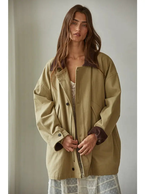 FERN HOLLOW corduroy utility jacket