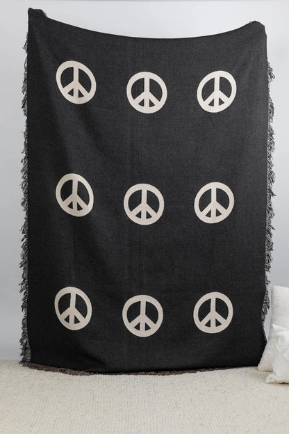 PEACE throw blanket