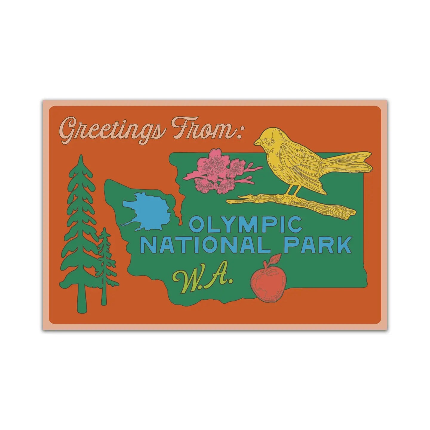 RETRO ONP postcard