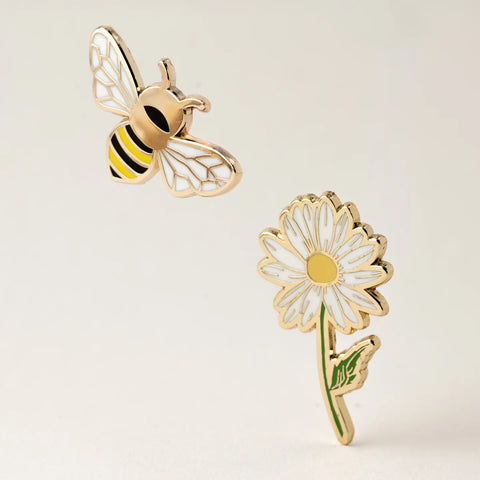 POLLINATOR enamel pin set