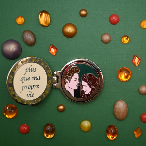 EDWARD & BELLA locket pin