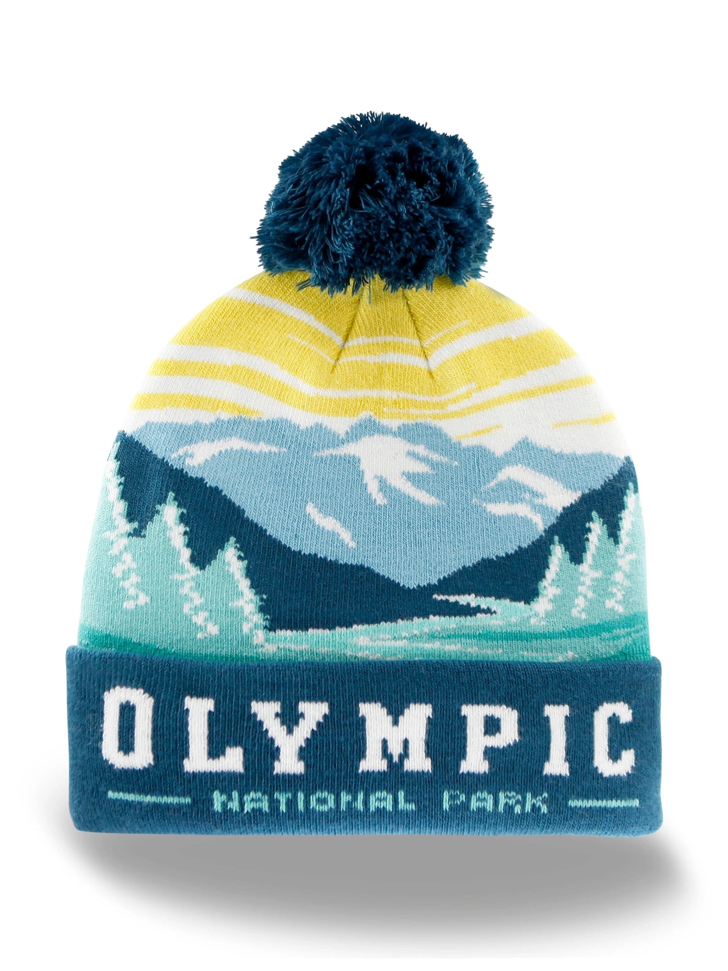 OLYMPIC RIVERS pom beanie