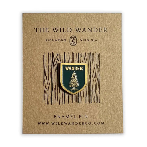 WANDER TREE enamel pin
