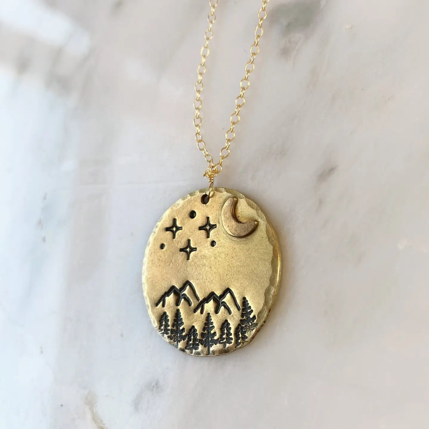 MOON & MOUNTAINS necklace