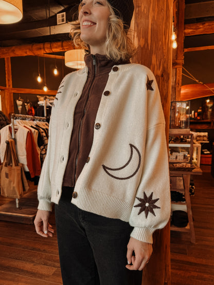 CELESTIAL embroidered cardigan