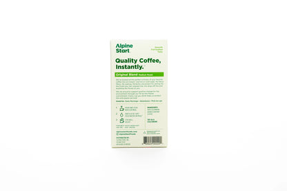 ALPINE START medium roast instant coffee 8-pack