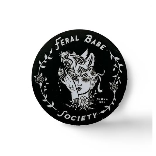 FERAL BABE SOCIETY sticker