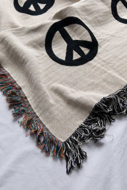 PEACE throw blanket