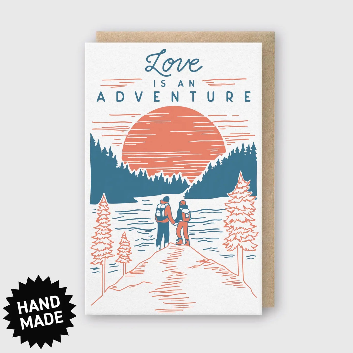 LOVE IS AN ADVENTURE card