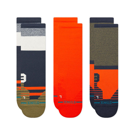 PERFORMANCE mid crew socks 3 pack