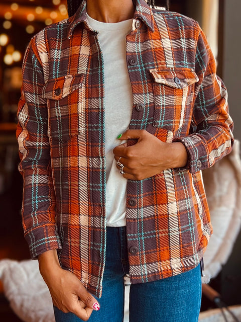 ONLOOKER women’s twill shacket