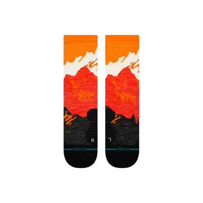 OUT OF RANGE light wool crew socks
