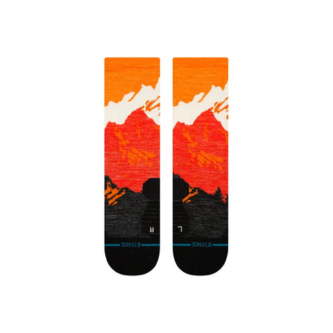 OUT OF RANGE light wool crew socks