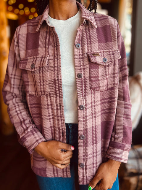 ONLOOKER women’s twill shacket