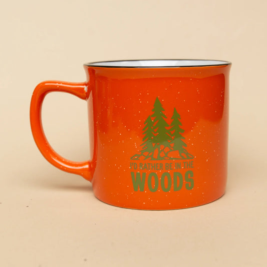 IN THE WOODS mug