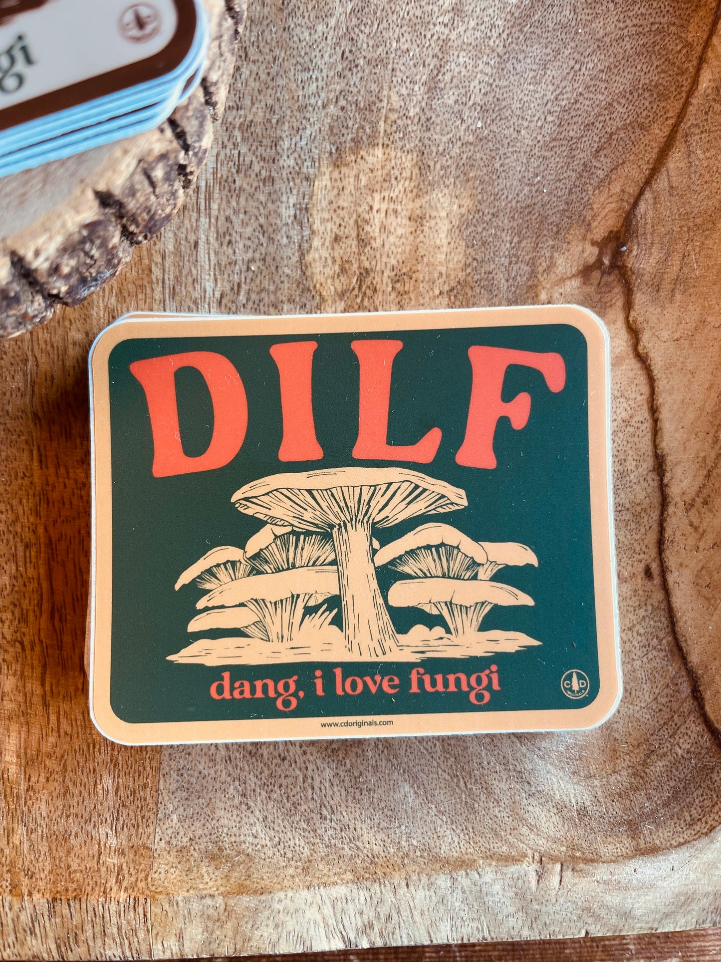 DILF (DANG, I LOVE FUNGI) sticker