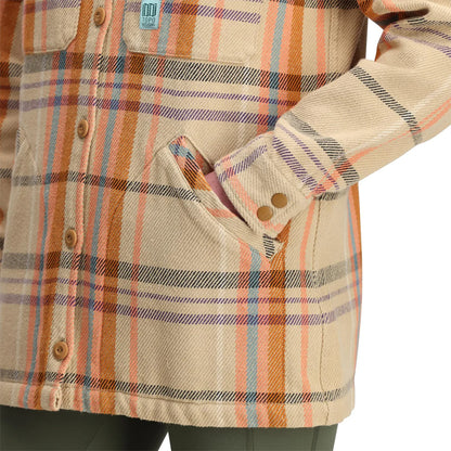 MOUNTAIN PLAID women's shirt jacket