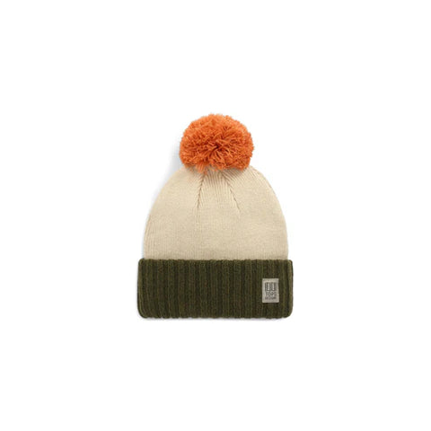 TOPKNOT pompom beanie