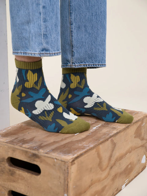 FOREST CANOPY quarter sock 2-pack