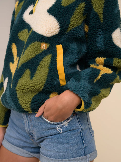 FOREST CANOPY half-snap sherpa