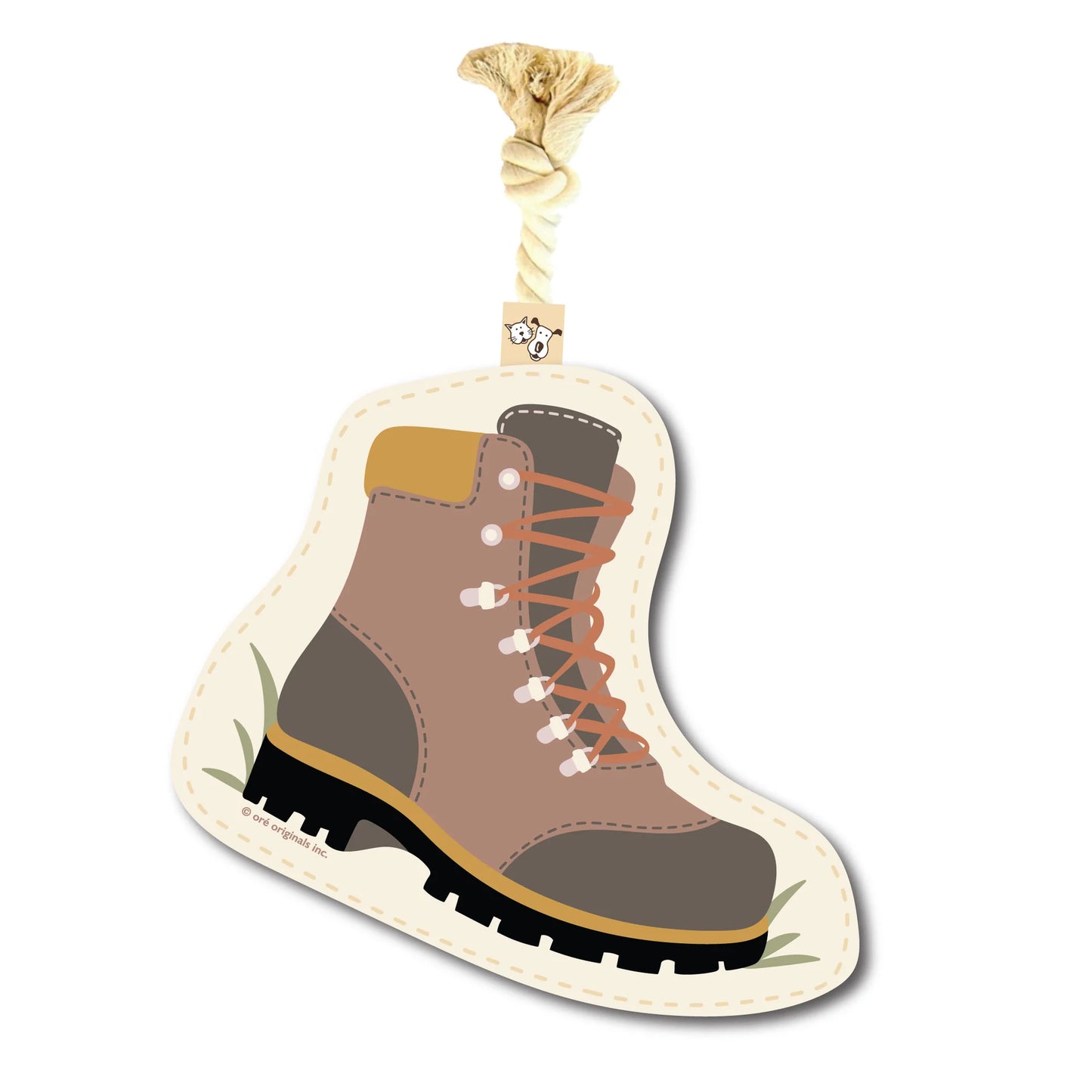 HIKING BOOT dog toy