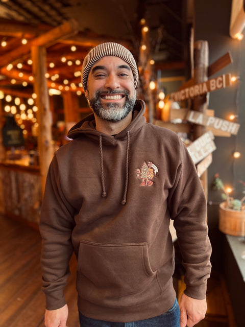 MOSS MASCOT embroidered hoodie