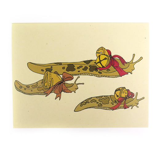 JINGLE BELL BANANA SLUGS card