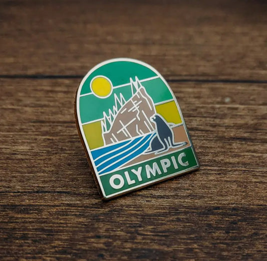 OLYMPIC COASTLINE enamel pin